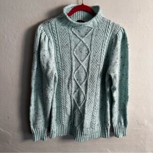 Talbot Mint Mock Neck Sweater